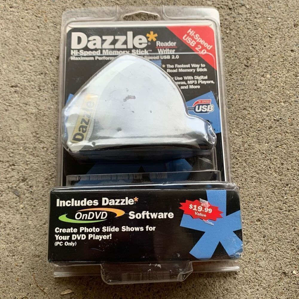 Dazzle Hi-Speed Memory Stick Reader Writer USB 2.0 *New*